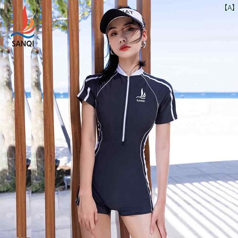 レディース スポーツ 水着 フィットネス ウェア ビーチ プール サマー レジャー プロ ボクサー スタイルアップ 学生 半袖