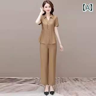 レディース ファッション パンツ スーツ ひんやり 涼しい 快適 綿 リネン おしゃれ 夏 服 幅広 高貴 2点セット レディース