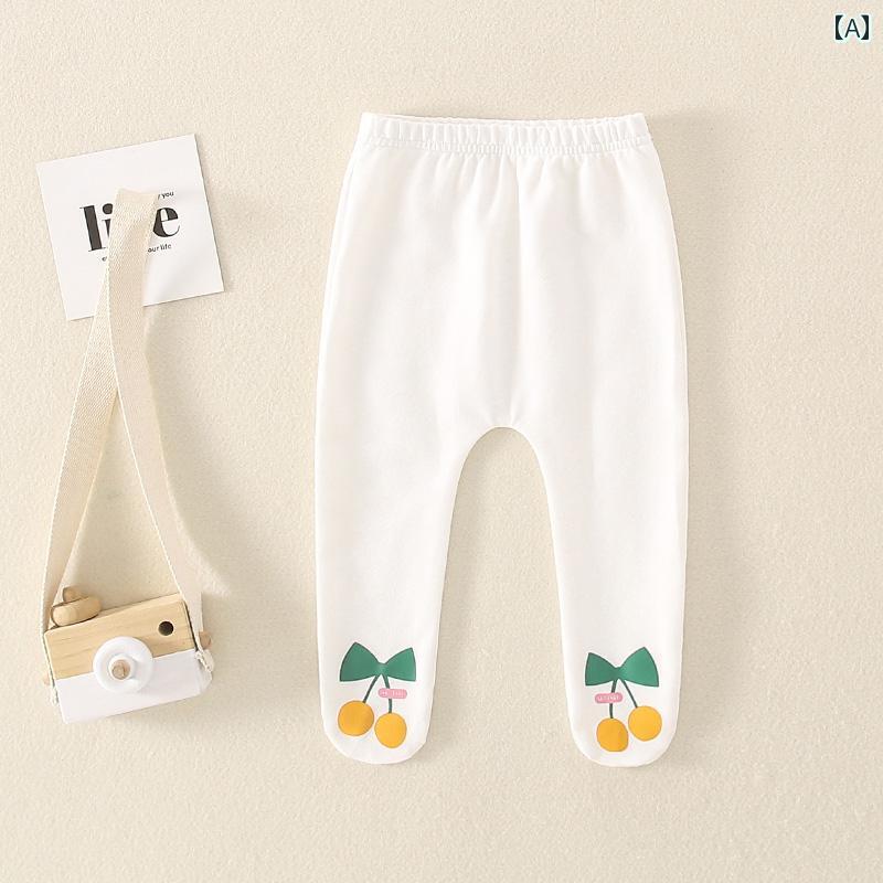 パンツ レギンス ベビー服 幼児 新生児 春 女児 赤ちゃん ビッグヒップ 綿 アウターウェア 春秋 ストッ..