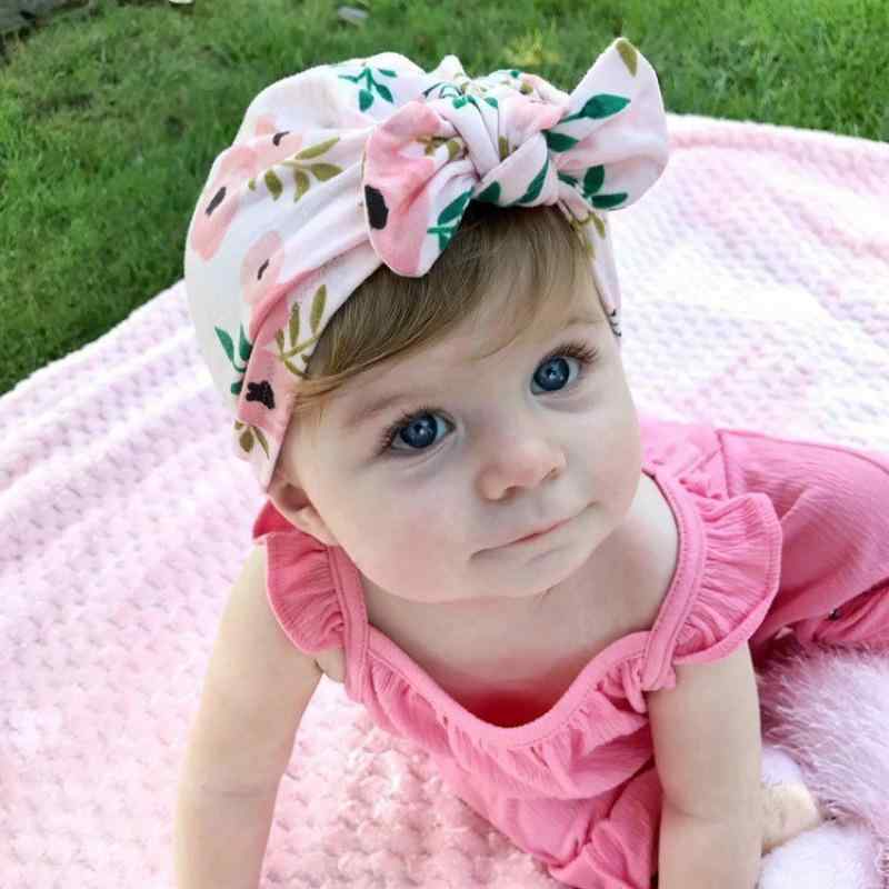 Hats - ベビー 帽子 ターバンキャップ 写真撮影 リボン 結び目 インド風 頭 ヘッド 保護 雑貨 かわいい 幼児 赤ちゃん 装飾 春秋 屋外 外出 レジャー 子供