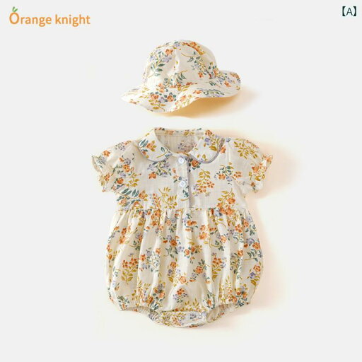 ロンパース ベビー服 新生児 夏用 ジャンプ スーツ かわいい 赤ちゃん 夏服 花柄 服 三角 ハーネス スーツ 太陽 帽子 薄型 スタイル ロンパース ベビー服 新生児 夏用 ジャンプ スーツ かわいい 赤ちゃん 夏服 花柄 服 三角 ハーネス スーツ 太陽 帽子 薄型 スタイル