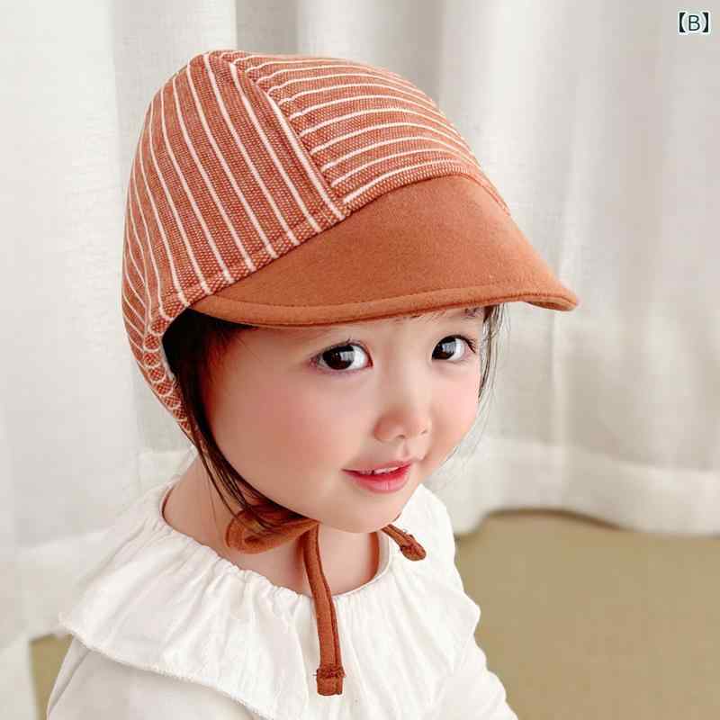 ベビー 帽子 防寒 かわいい 秋冬 新生児 幼児 暖かい 厚手 男の子 女の子 つばの大...