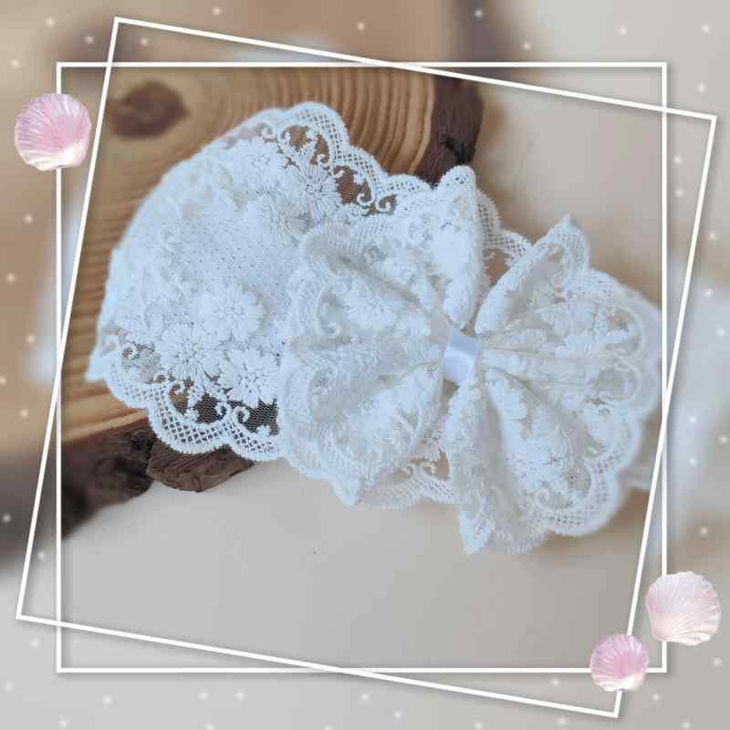 ヘアバンド エレガント レース リボン ベビー ヘアアクセサリー シンプル 優しい 赤ちゃん おしゃれ 02歳 女の子