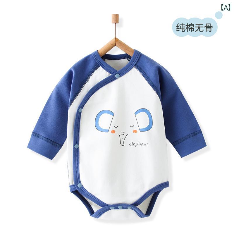 ロンパース ベビー 服 幼児 子供 新生児 三角 クロール スーツ 綿 骨ナシ ジャンプ...