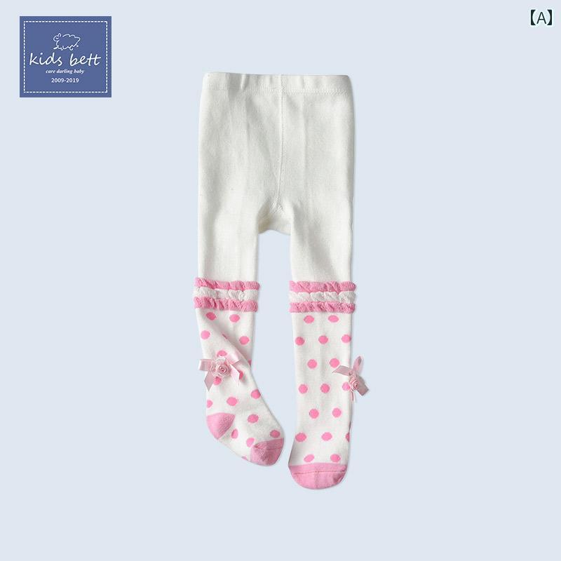 ベビー 幼児 ボトムス カジュアル 動きやすい 普段着 女の子 秋 ストッキング 弾性 プリンセス ソック..