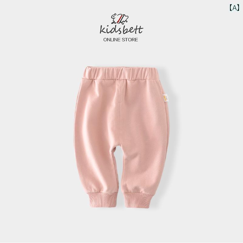 Occidental Goods - パンツ ベビー 幼児 ボトムス カジュアル 動きやすい 普段着 女の子 春服 カジュアル 子供服 ズボン 春秋 男の子 スポーツ
