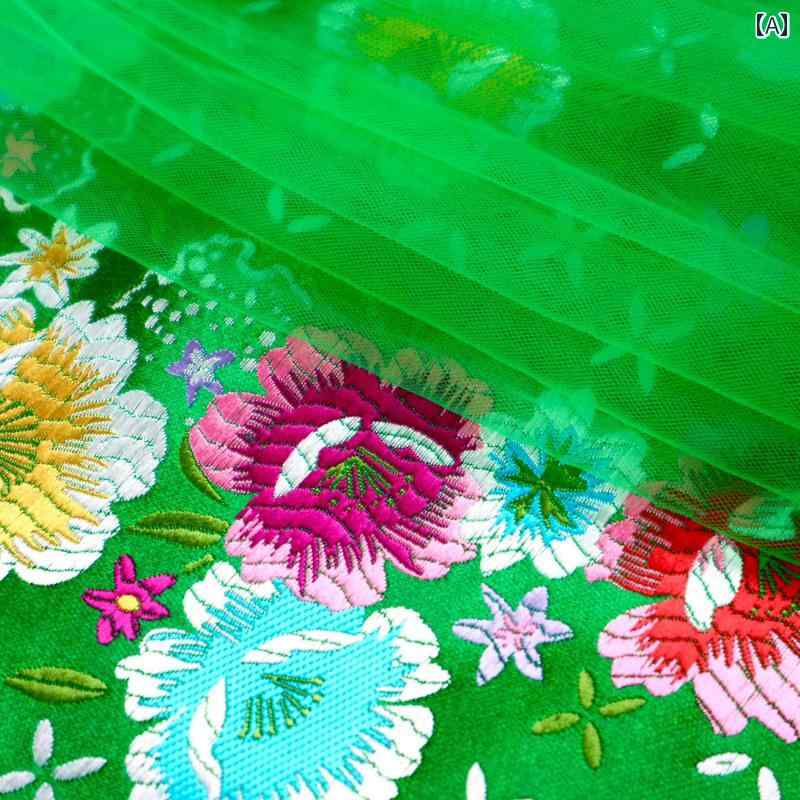 ドレス スカート ワンピース かわいい キッズ ファッション 子供服 女の子 秋冬 チャイナ 刺繍 錦 中華風