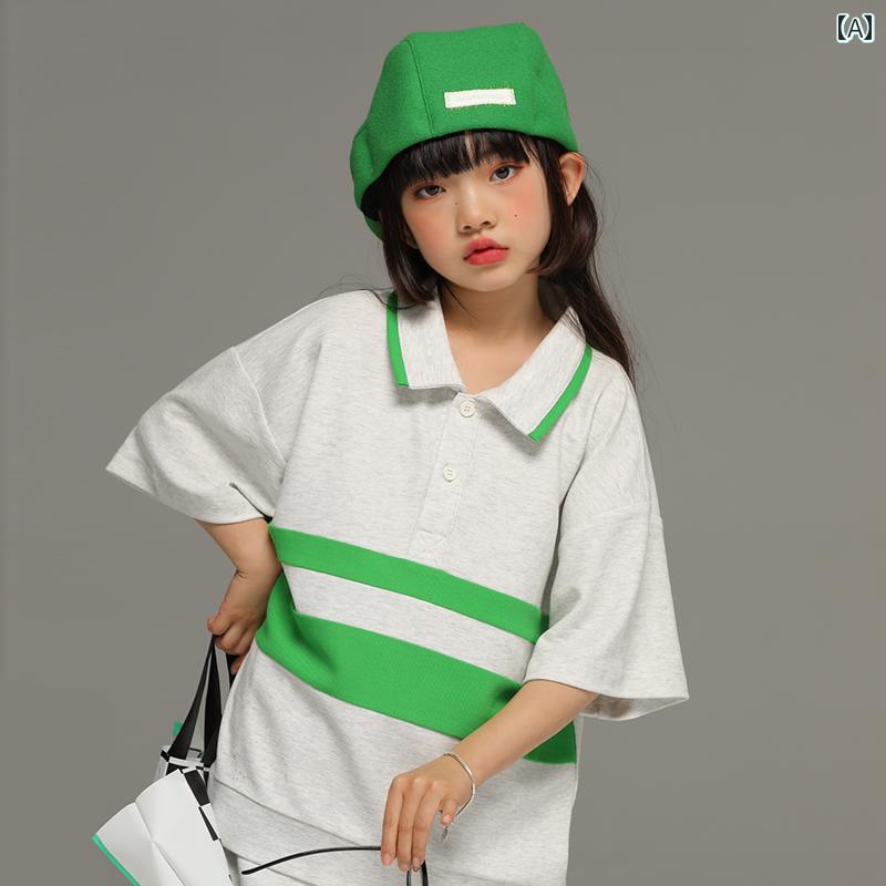 パンツ 子供服 おしゃれ キッズ 小さい 女の子 夏 薄手 スポーツ レジャー スーツ 子供用 コントラスト..