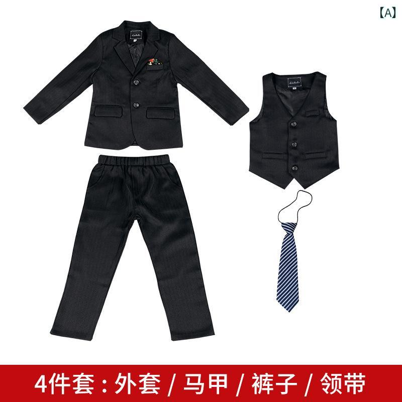 キッズ スーツ フォーマル 発表会 男の子 春秋 ホスト フラワーガール ウェディングドレス ボーイ 子供