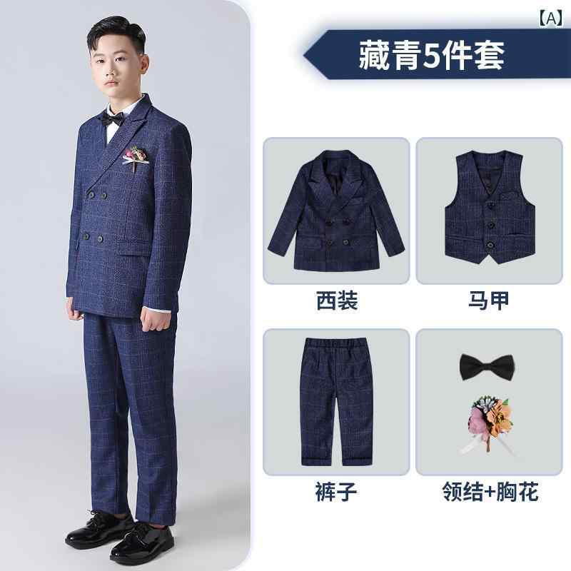 ジャケット ドレス キッズ スーツ 発表会 結婚式 フォーマル 男の子 大きめ サイズ 子供 フラワーガール 少年 ホスト ピアノ パフォーマンス