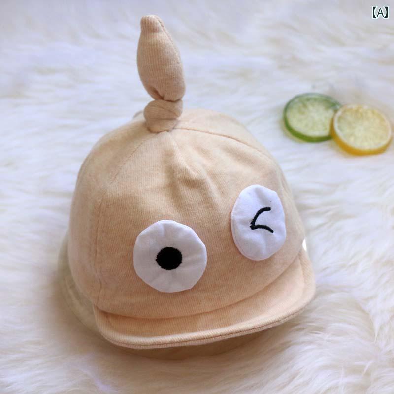 帽子 - 赤ちゃん 帽子 夏 ベビー 春秋 036ヶ月 メンズ レディース ベビー サンバイザー 薄手 綿 新生児 ピーク キャップ