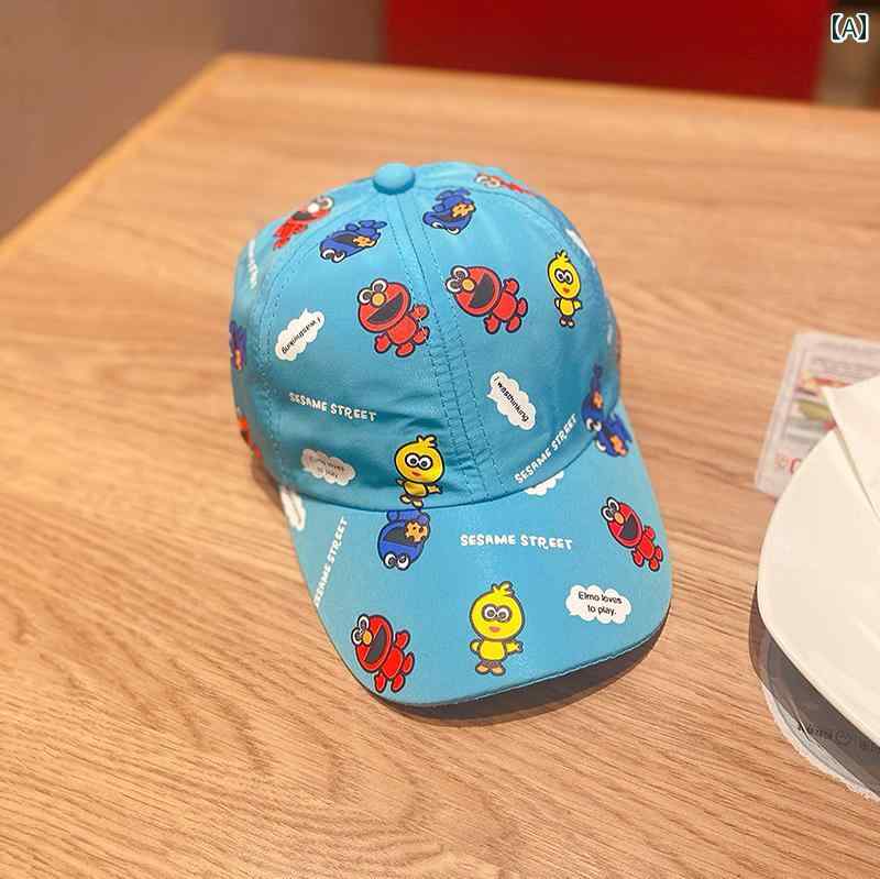 ベースボール キャップ キッズ ベビー カジュアル 日除け 帽子 春秋 薄手 ボーイズ用 ひさし 日焼け防..