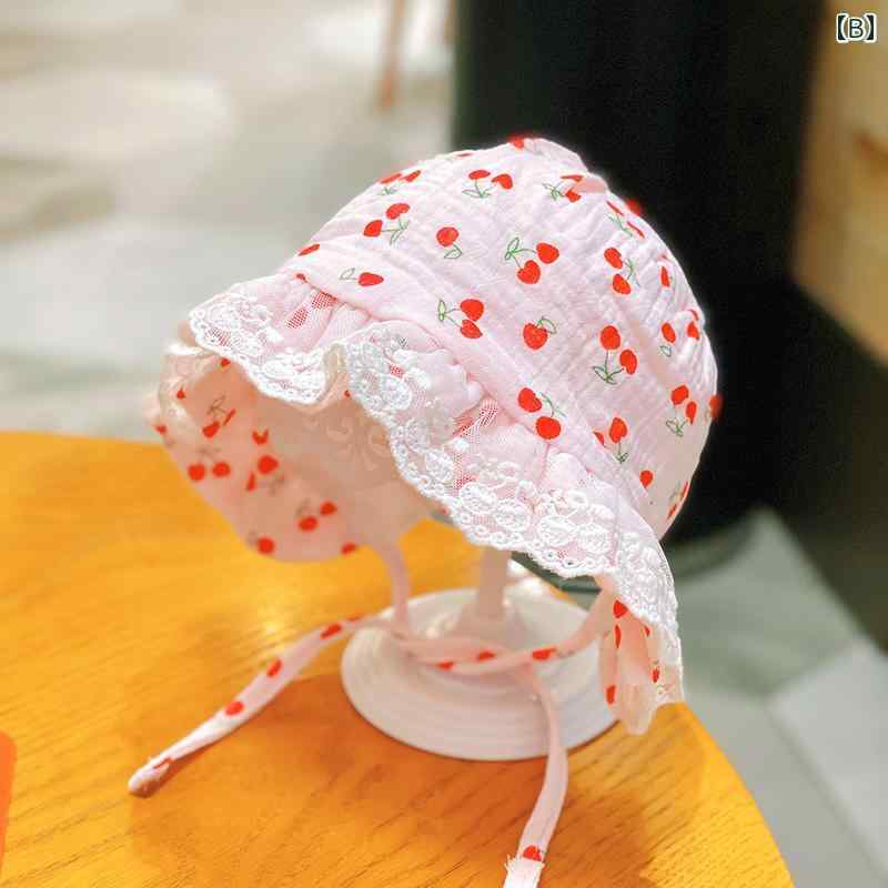 キッズ 帽子 夏 アウトドア レジャー ベビー 春秋 薄手 女児 赤ちゃん つば広 太陽 ガールズ 通気性