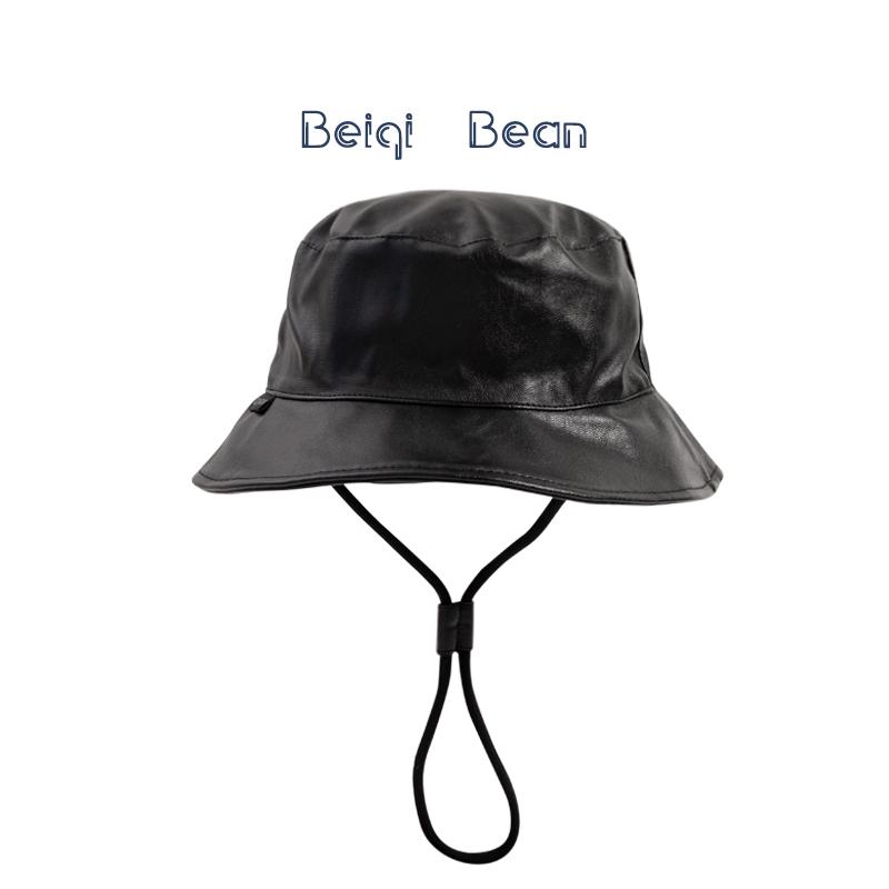 幼児 帽子 おしゃれ キッズ 子供用 帽子 春秋 ファッション レザー ファッション 韓国 西洋風 男女兼用 ベビー シンプル バケット ハット