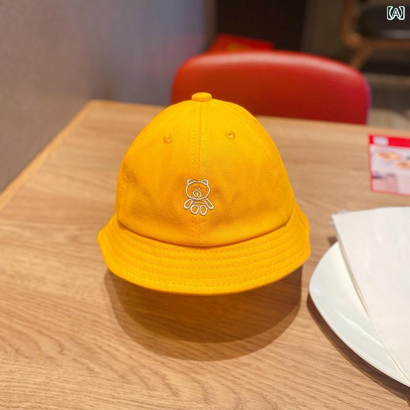 キッズ 帽子 夏 アウトドア レジャー 日除け ベビー 春秋 薄手 幼児 子供用 フィッシャーマン ハット ガールズ ボーイズ 赤ちゃん