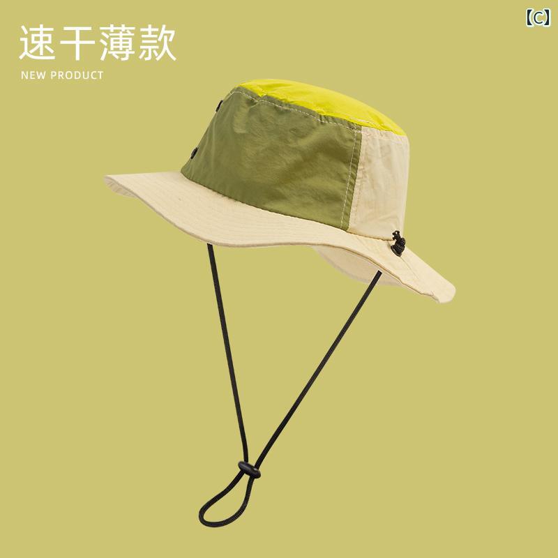 サファリハット キッズ 日除け 登山 キャンプ 釣り 夏 速乾 アウトドア レジャー 帽子 女性 イン 親子 日焼け防止 帽子 薄手 通気性 子供用 屋外 帽子 3