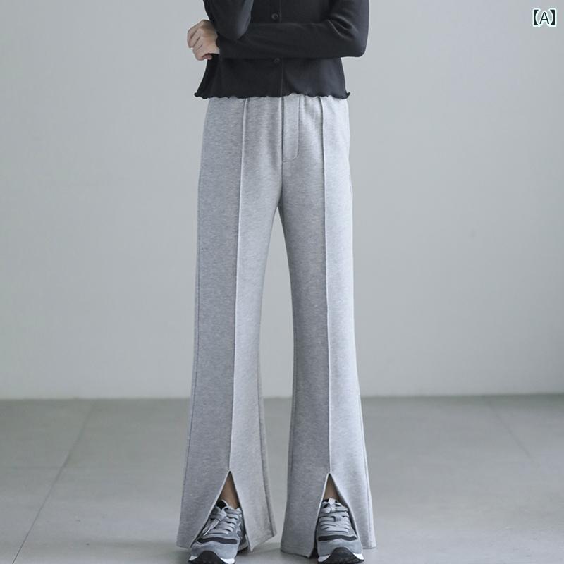 Occidental Goods - パンツ キッズ ファッション ガールズ 春秋 中 大型 子供 ゆったり 中学生 ガールズ ストレート 子供 カジュアル ワイド レッグ