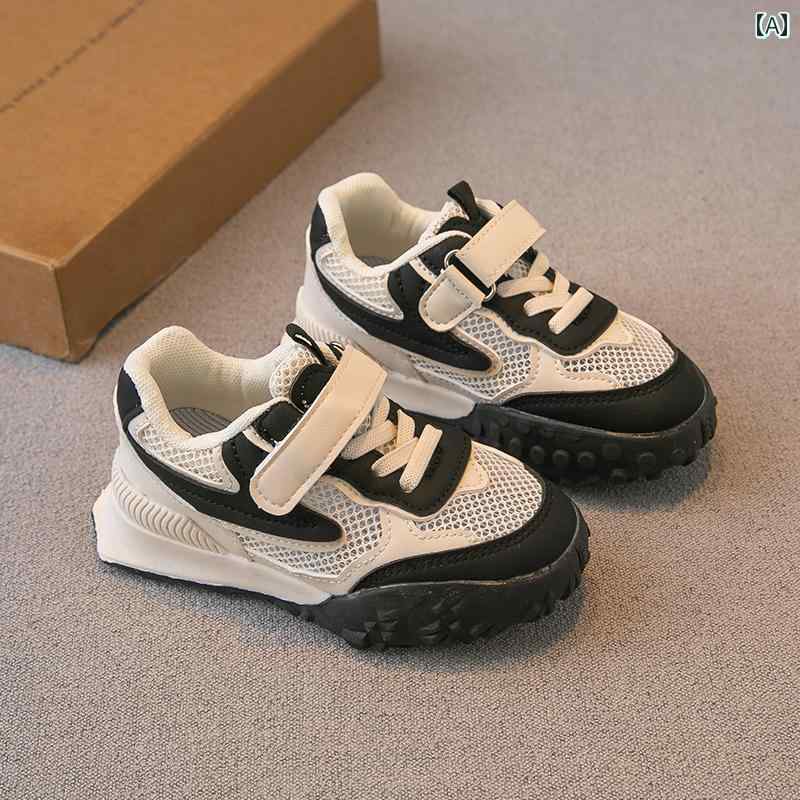 シューズ 靴 子供用 スポーツ 春秋 男の子 ガールズ お父さん 通気性 ドリアン 底 カジュアル シングル..