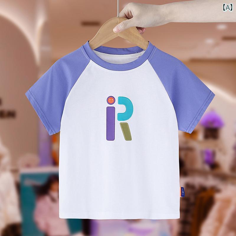 トップス キッズ ガールズ Tシャツ 半袖年 夏 子供服 幼児 赤ちゃん 韓国 カジュアルスタイリッシュ 夏 薄手