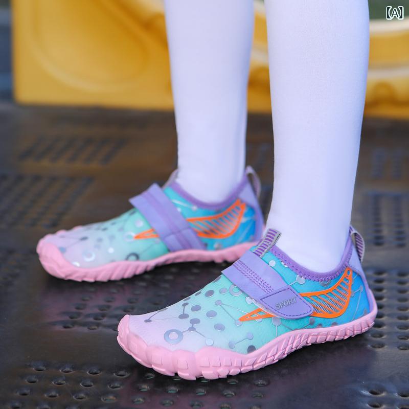 シューズ フィットネス 子供用 室内 軽量 衝撃吸収性 静音性 ガールズ用 縄跳び 体操 専用 トレーニング 男の子用 ヨガ