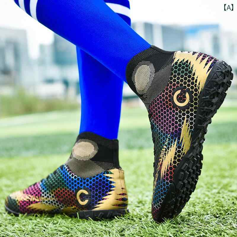 シューズ サッカー メンズ スパイク 子供 男の子 女の子 滑り止め ショート ネイル 学生 トレーニング ..