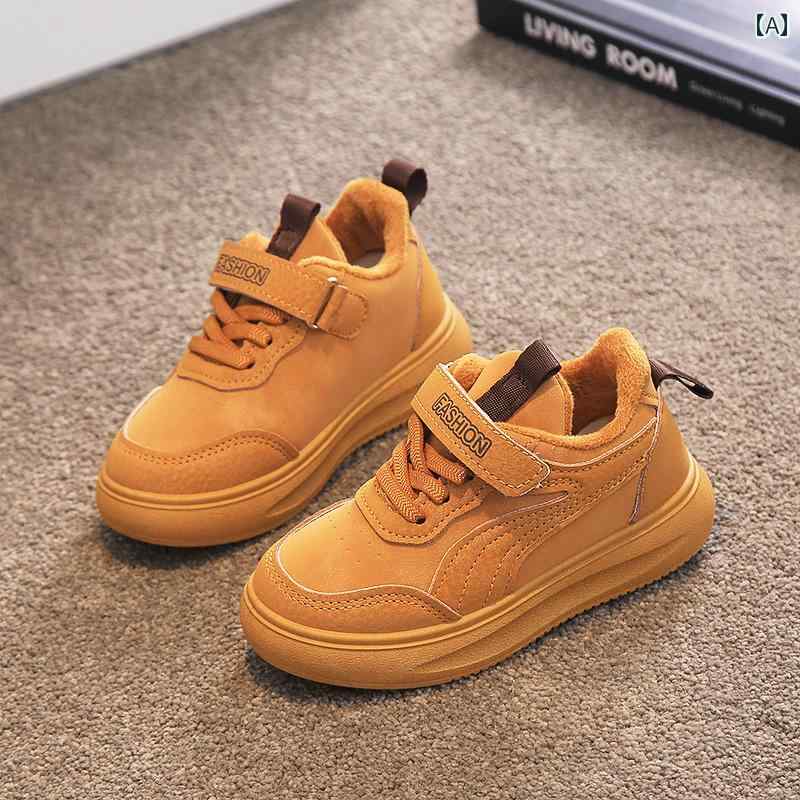 靴 シューズ 子供靴 スニーカー キッズ スニーカー 綿靴 冬 男の子 女の子 ベルベット 暖かい スポーツ 抗 スリップ