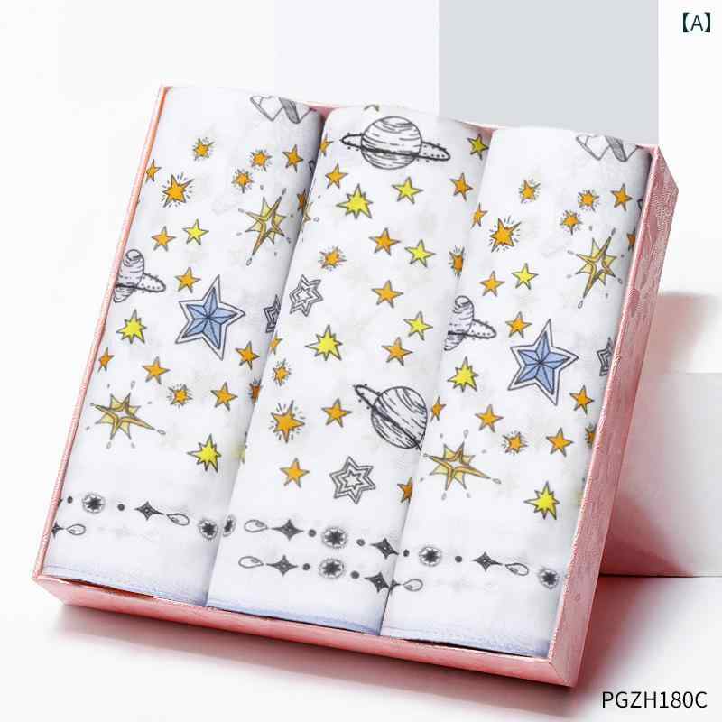 レディース 子供 赤ちゃん用 高級感 綿 ハンカチ 幼稚園用 汗拭き 汗 取り用 かわいい ハンカチ 柔らかく 吸水性 高い 小さい 正方形 タオル