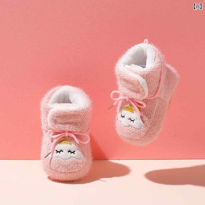 シューズ 3〜 6ヶ月 春に 脱げにくい 新生児用 ベビー 靴下 柔らかい 幼児用 0〜 1歳 新生児用 かわい..