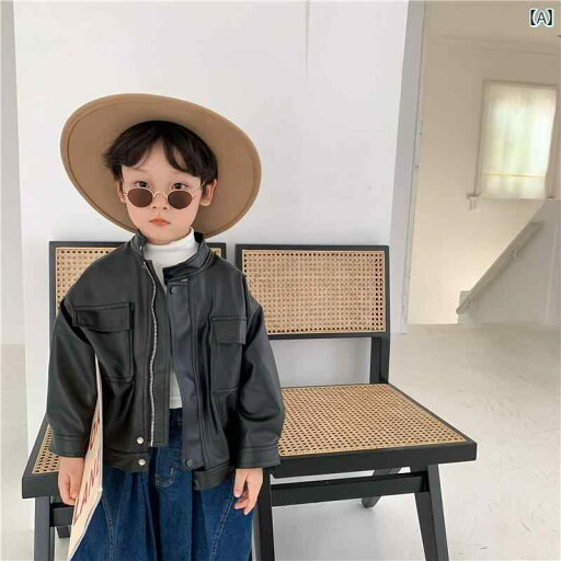 ジャケット トップス 子供 レザージャケット 女性 春秋 男の子 黒 オートバイ ベビー キャットウォーク ジャケット トップス 子供 レザージャケット 女性 春秋 男の子 黒 オートバイ ベビー キャットウォーク