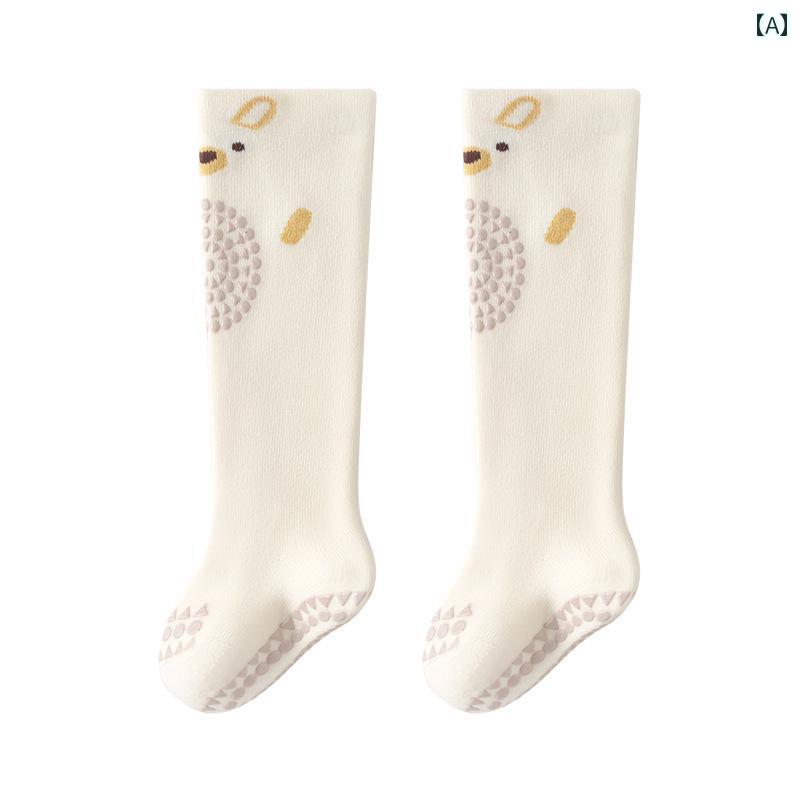 ベビーウェア かわいい 秋冬 用 ベビー ストッキング 生後 1ヶ月 赤ちゃん用新 テリー 厚手 滑り止め ..