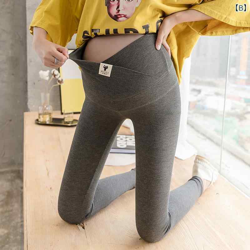 セキュアデポのマタニティ レギンス アウター用 マタニティパンツ 春秋 薄手 マタニティ スーツ 秋冬 ベルベット マタニティ 服 春夏服｜アングル2