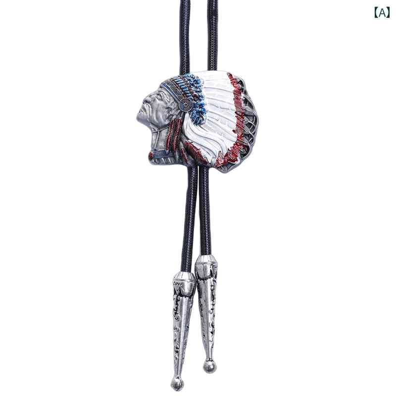 シャツ ネクタイ おしゃれ 秋冬 レトロ ボロタイ インド ボロタイ ウエスタン メンズ ネックレス 蝶 ネ..