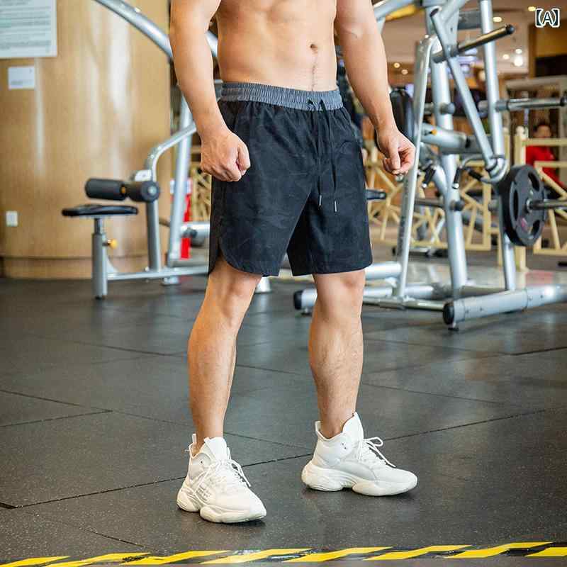 パンツ スポーツ マッスル メンズ スポーツ ショーツ バスケットボール アメリカン ランニング 通気性 ..