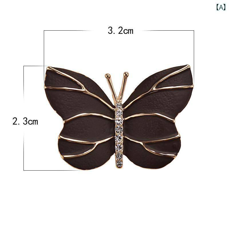 ブローチ レディース おしゃれ 入学式 セレモニー 露出 防止 ツール かわいい 蝶 ファッション コサージュ スーツ ネック アクセサリー