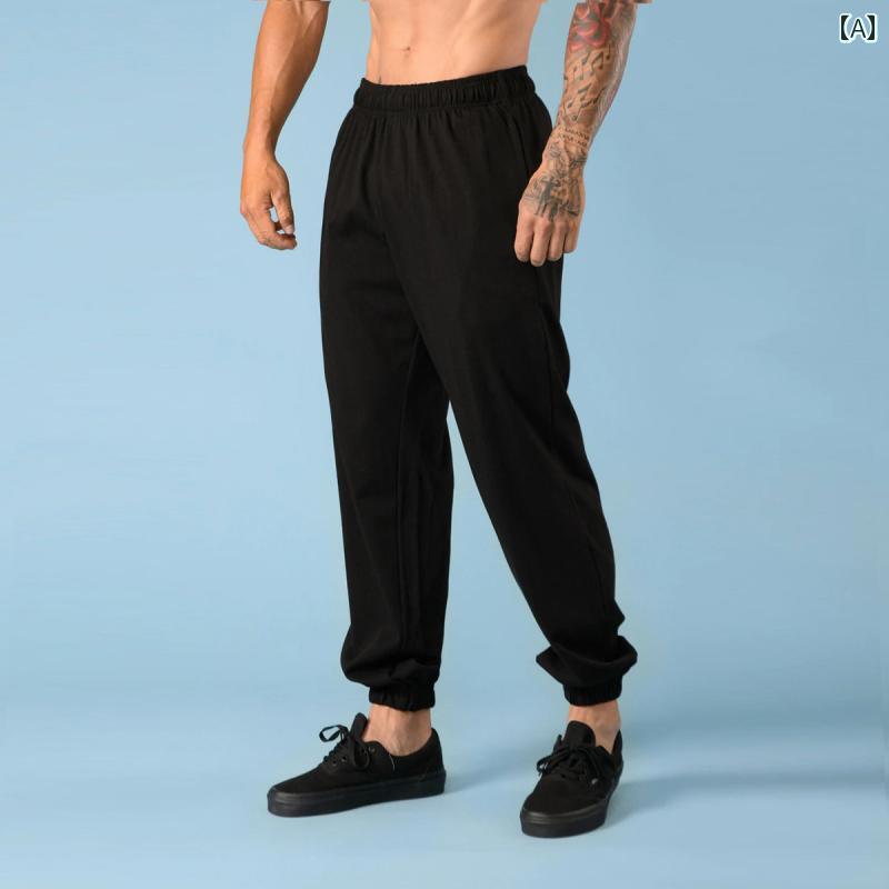 パンツ フィットネス マッスル メンズ マッチョ 軽量 快適 吸湿 発散性 ランニング バスケットボール スポーツ カジュアル