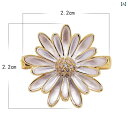 ブローチ レディース おしゃれ 入学式 セレモニー 秋冬 ハイエンド デイジー フラワー 露出 防止 バックル ピン コサージュ アクセサリー