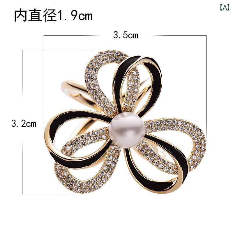 スカーフ リング おしゃれ 上品 レディース アクセサリー スカーフ バックル ハイエンド 多機能 コーナー 結び目 スクエア スカーフ 蝶 ネクタイ アクセサリー(4)