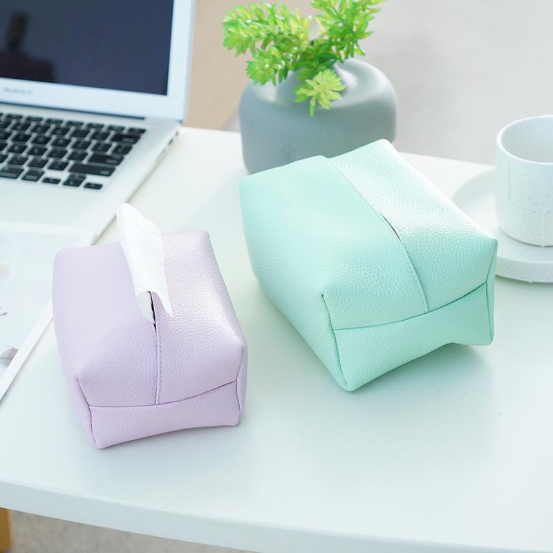 革 ティッシュ ボックス 最上層 牛革 ユニバーサル ナプキン 収納袋 ホーム レストラン ティッシュ ペ..