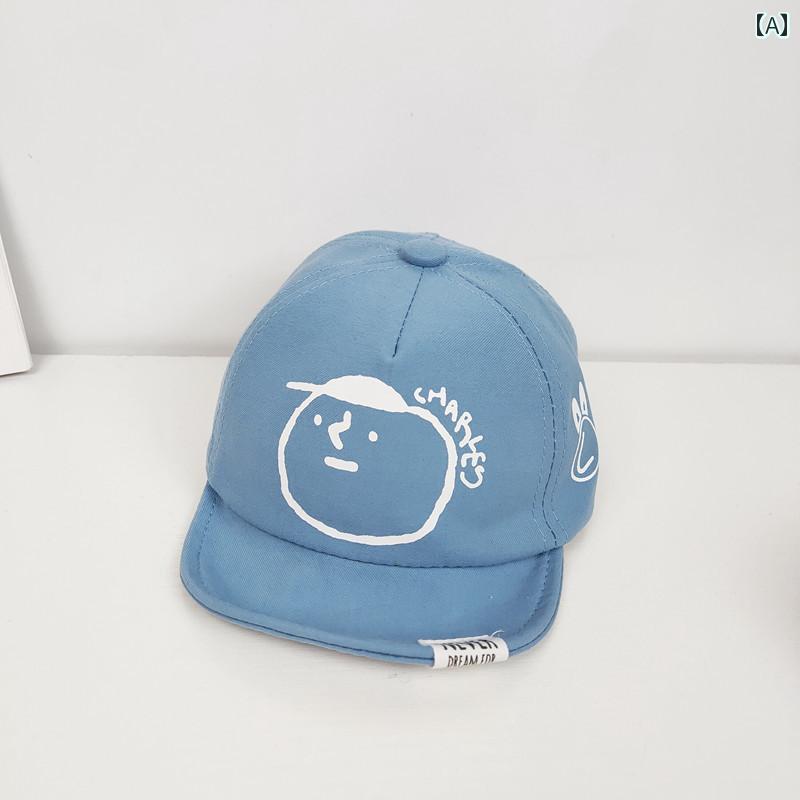 ベビー 帽子 ハット おしゃれ ファッション シンプル 無地 赤ちゃん用品 キャップ 野球帽 春夏 子供 キッズ 柔らかい ユニセックス カジュアル かわいい