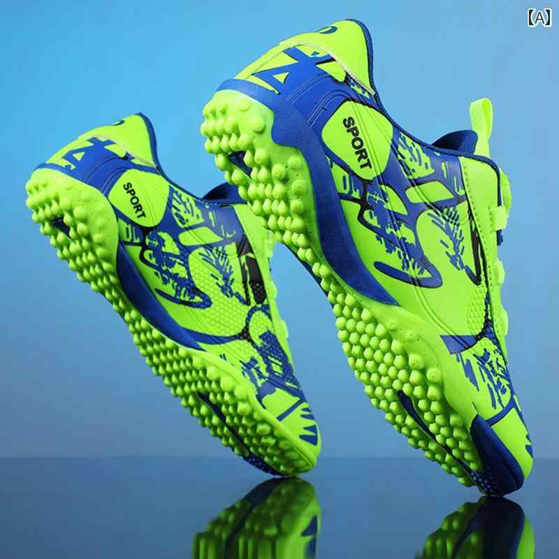 シューズ サッカー 子供用 男の子 プロ 小学生 男の子 スパイク ゲーム トレーニング メンズ ロング ネ..