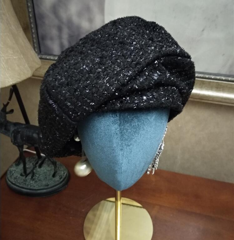 帽子 ヘッドバンド ターバン エスニック ベレー帽 秋冬 ゆったり レディース