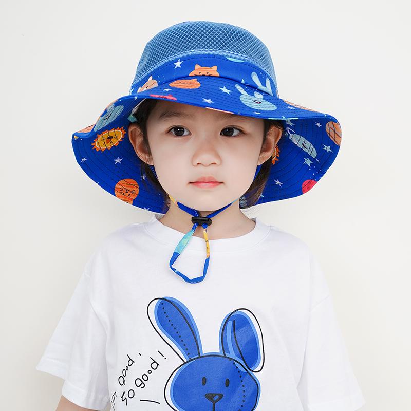 子供 日焼け防止 帽子 夏 薄手 男の子 女の子 太陽 帽子 メッシュトップ 通気性 太陽 帽子 つば広 ベビー 帽子 レディース フリーサイズ メンズ レディース兼 レジャー つば広