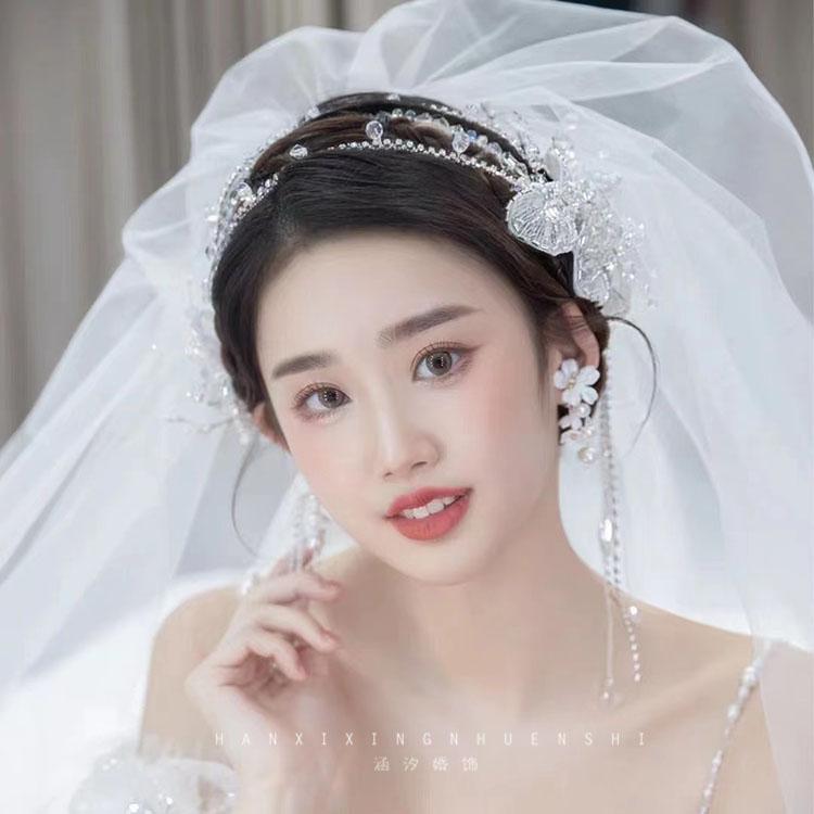 アクセサリー 髪飾り ヘアバンド ジュエリー ブライダル ヘア カチューシャ 結婚式...