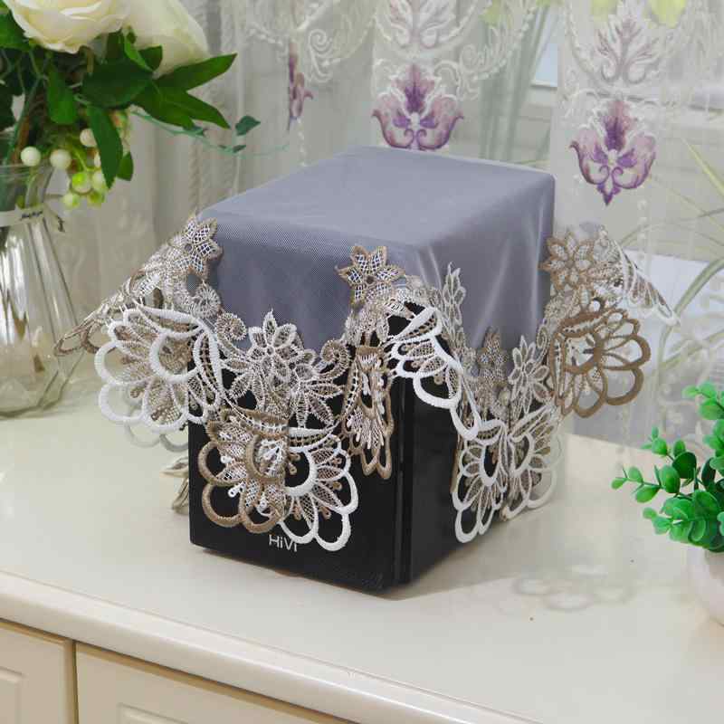 カバー インテリア おしゃれ レース エレガント シンプル モダン デスク スピーカー マシン テーブルク..