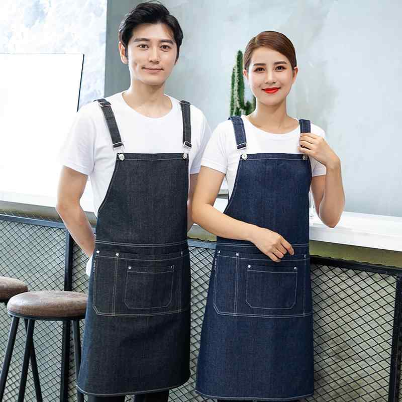 エン 業務 ユニフォーム デニム サスペンダー エン 洋食 レストラン カフェ コーヒー ベーキング スタジオ 作業着 メンズ レディース