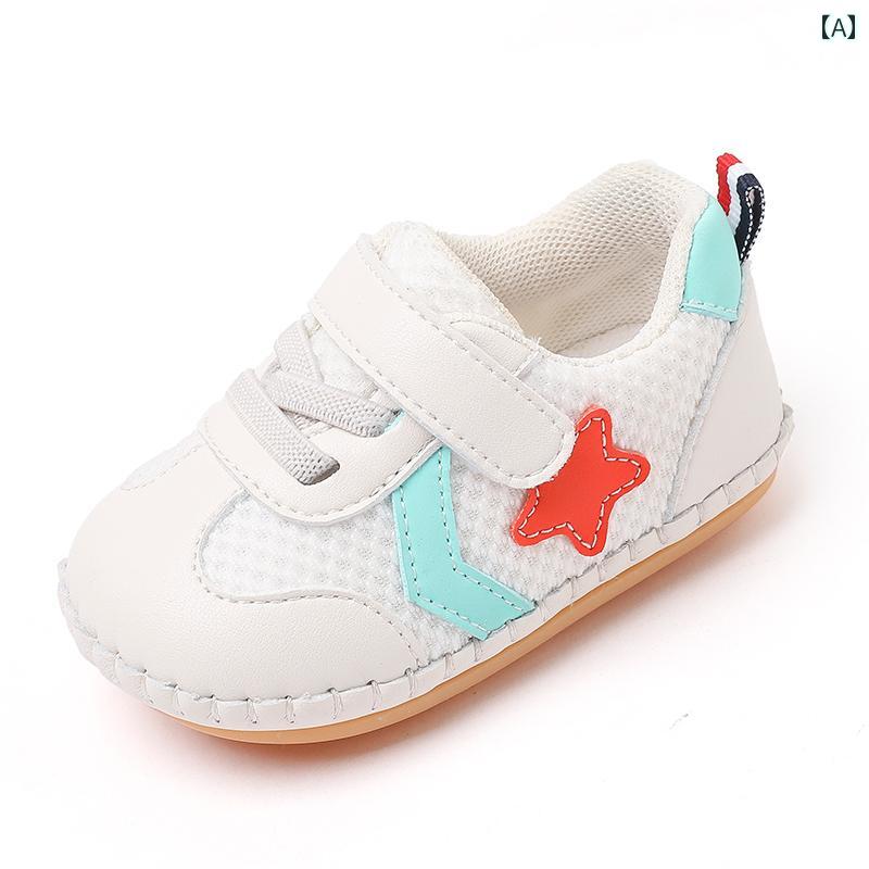 Shoes - ベビー キッズ シューズ カジュアル スポーツ スニーカー おしゃれ 運動靴 幼児 靴 通気性 ソフト 赤ちゃん ファーストシューズ