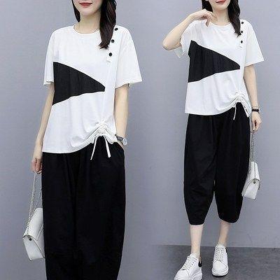 レディース ファッション スポーツスーツ セットアップ トップス ロング パンツ ズボン カジュアル レディース スリム セット シンプル 夏