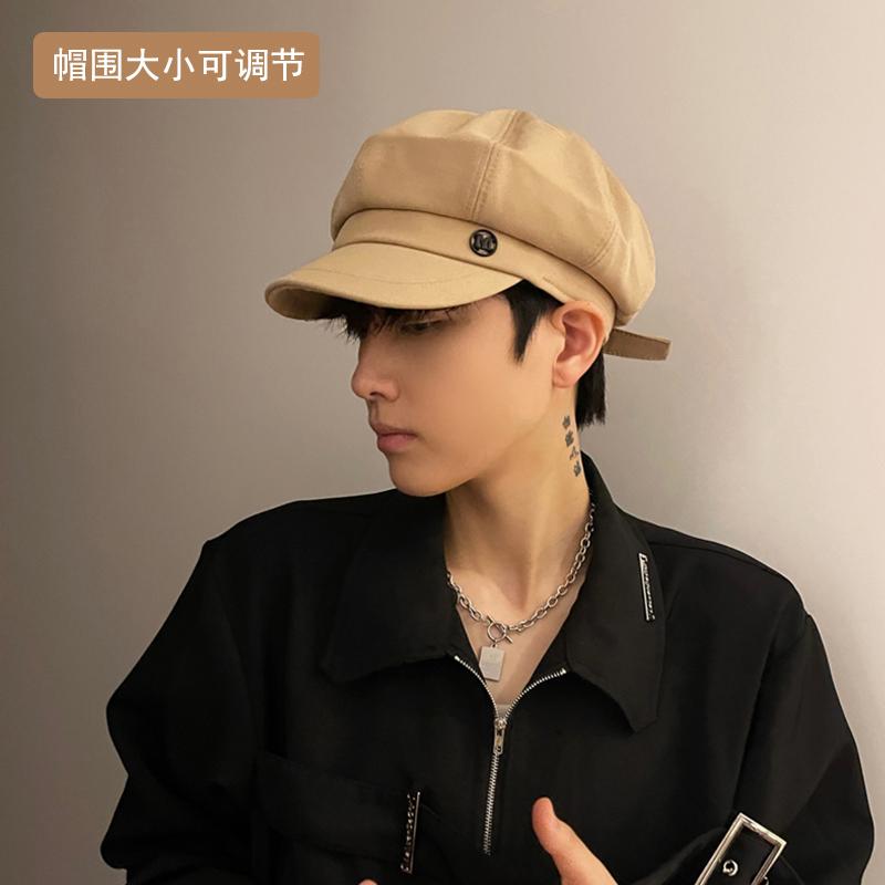 帽子 ハット おしゃれ ファッション メンズ レトロ 八角形 メンズ オールシーズン キャスケット レディース ユニセックス レジャー カジュアル フリーサイズ