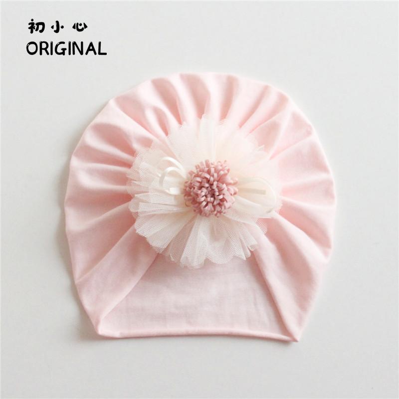 ベビー 帽子 かわいい ターバンキャップ ストレッチ性 日除け 通気性 頭 ヘッド 保護 幼児 赤ちゃん 韓..
