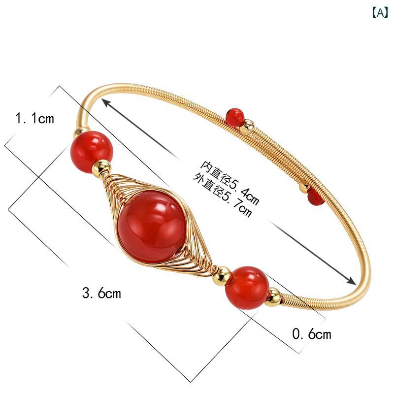 レディース アクセサリー ブレスレット 秋冬 レトロ 中華風 イン 親友 ジュエリー